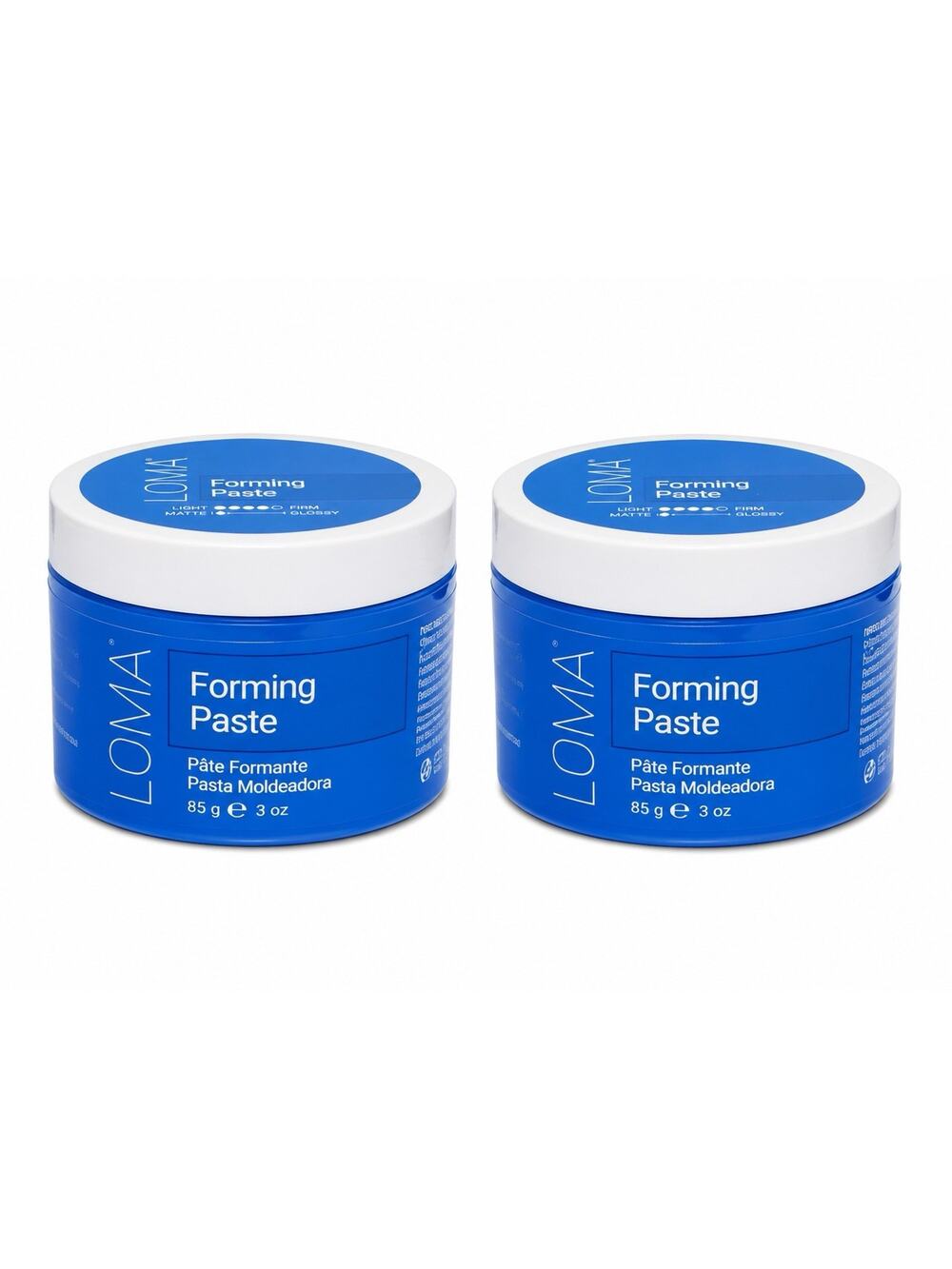 2 Pack LOMA Forming Paste 3 oz / 85 g Medium Hold Matte Finish Hair Styler
